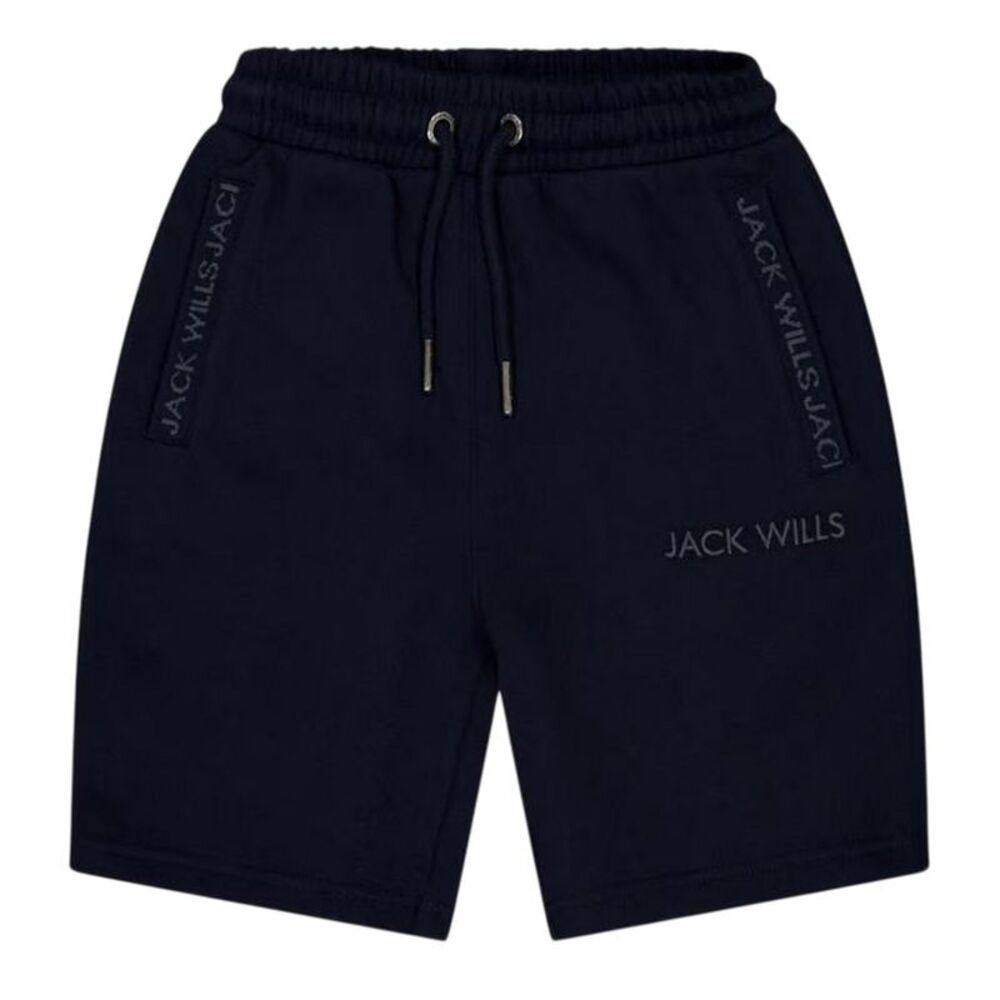Jack Wills Boys Jacquard Logo Shorts / Navy